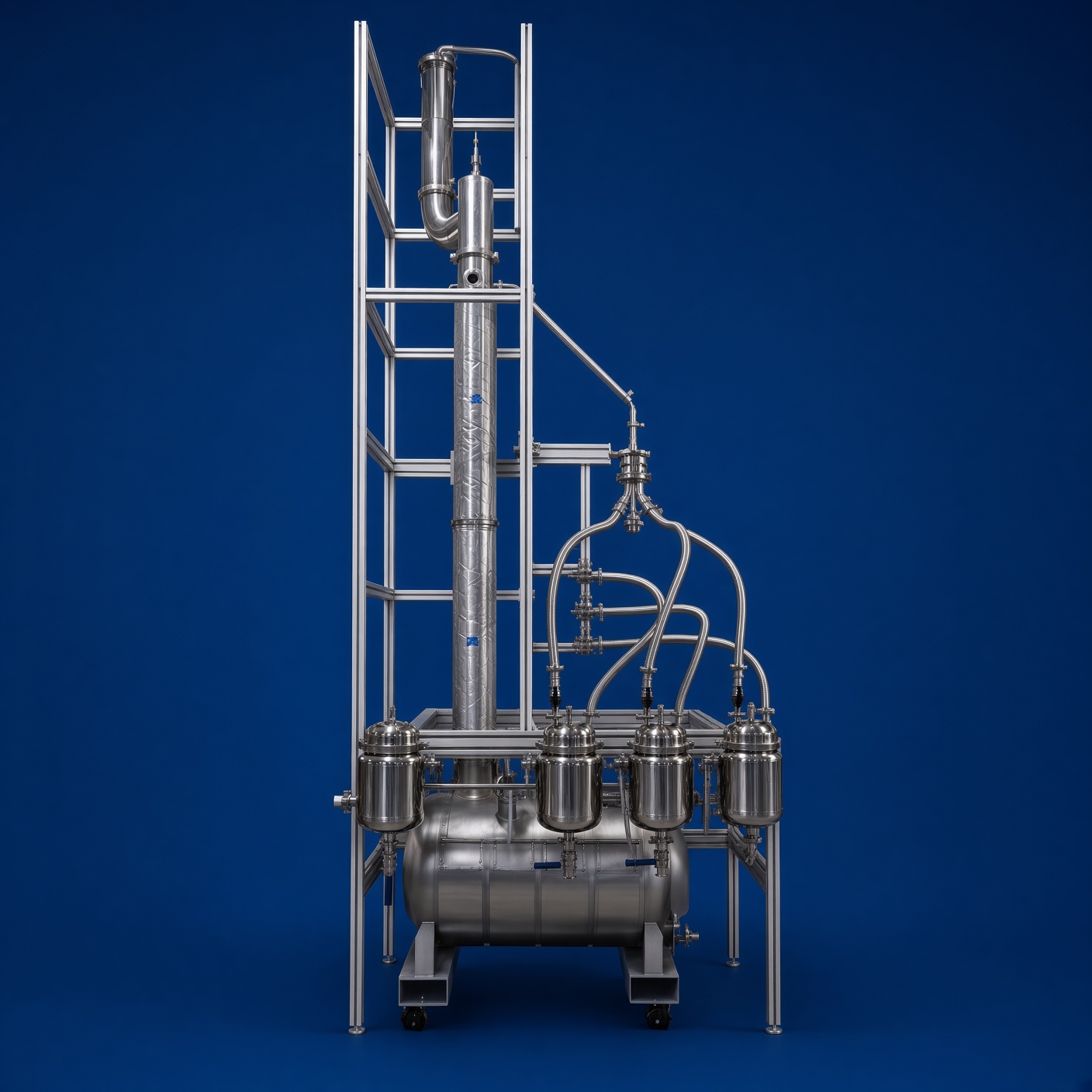 B/R pilot scale fractional distillation system