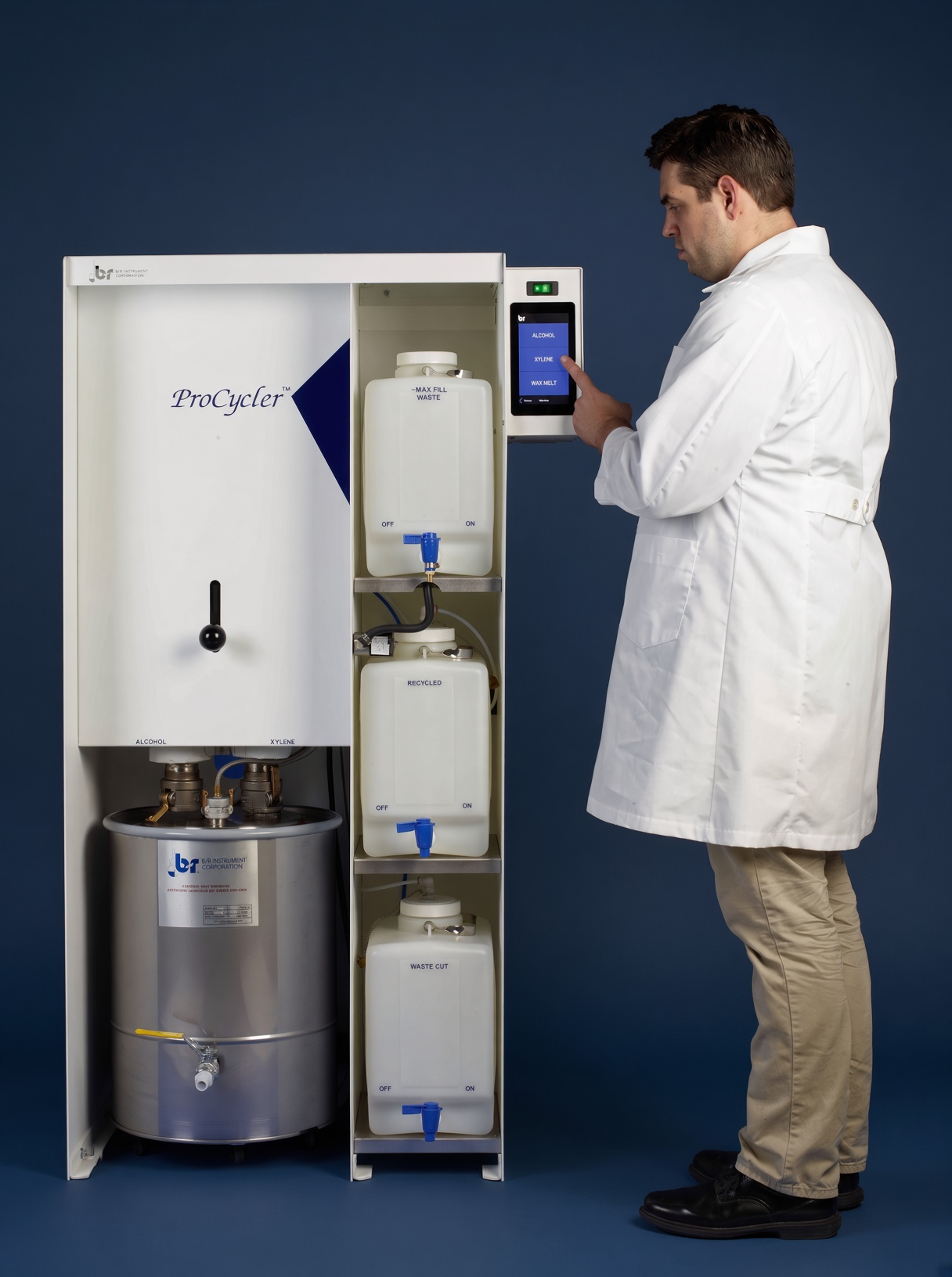 ProCycler solvent recycler with operator